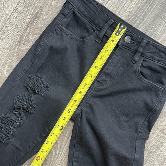 AMERICAN eagle hi-Rise next level stretch black jegging size 2 SHORT - Picture 15 of 16